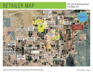 Plus de détails pour 2701 E Az-287, Coolidge, AZ - Terrain à vendre