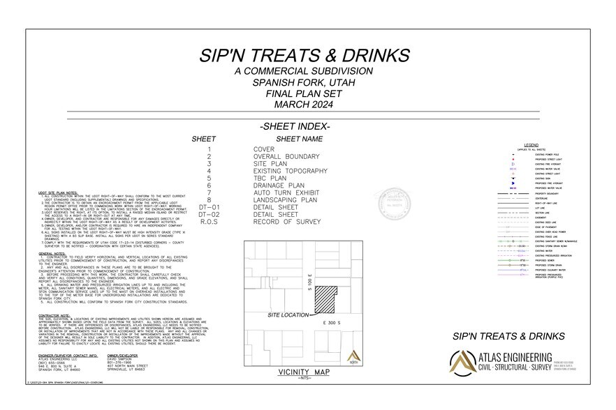 109 E 300 S, Spanish Fork, UT à vendre - Plan de site – Image 3 sur 23