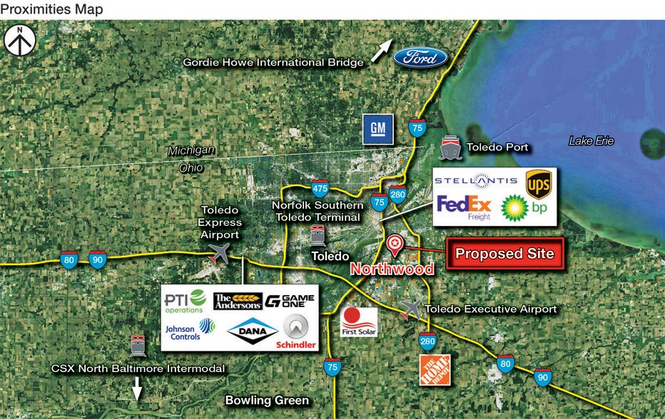 Wales Rd, Northwood, OH à louer - Aérien – Image 3 sur 4