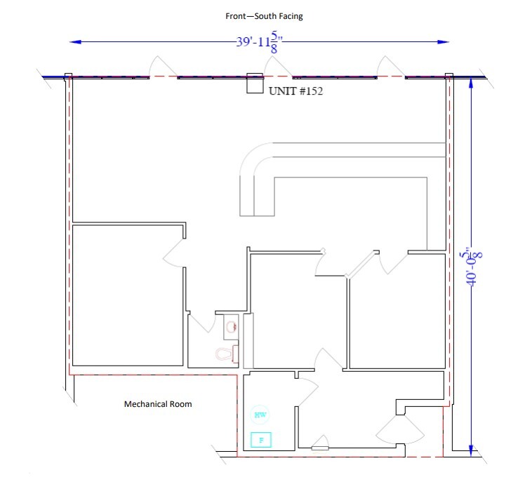 150 58th Ave SW, Calgary, AB à louer Plan d’étage– Image 1 sur 2