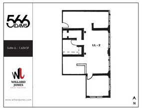 566 W Adams St, Chicago, IL à louer Plan d’étage– Image 1 sur 1