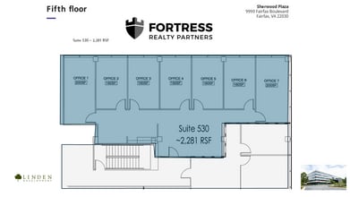 9990 Fairfax Blvd, Fairfax, VA à louer Plan d’étage– Image 1 sur 1