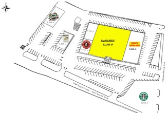 3301-3321 Northwest Expy, Oklahoma City, OK à louer Plan de site– Image 2 sur 2