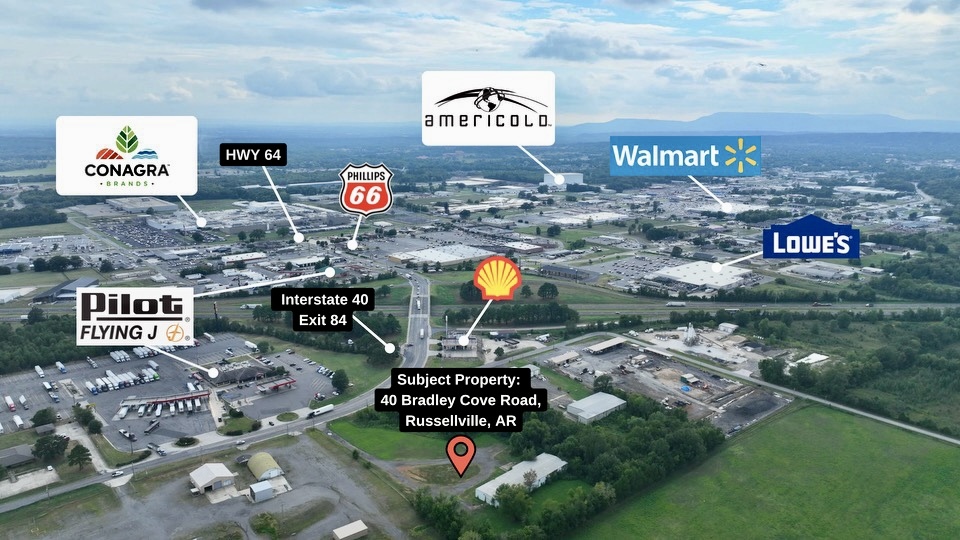 40 Bradley Cove rd, Russellville, AR à vendre - Aérien – Image 1 sur 25