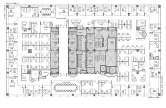 605 Third Ave, New York, NY à louer Plan d’étage– Image 1 sur 1
