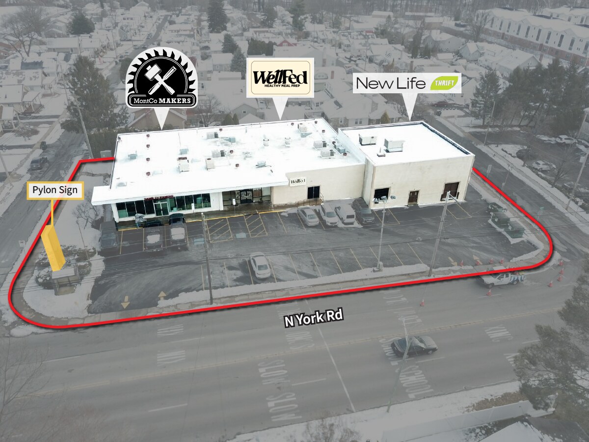 735 N York Rd, Willow Grove, PA à vendre Photo principale– Image 1 sur 10