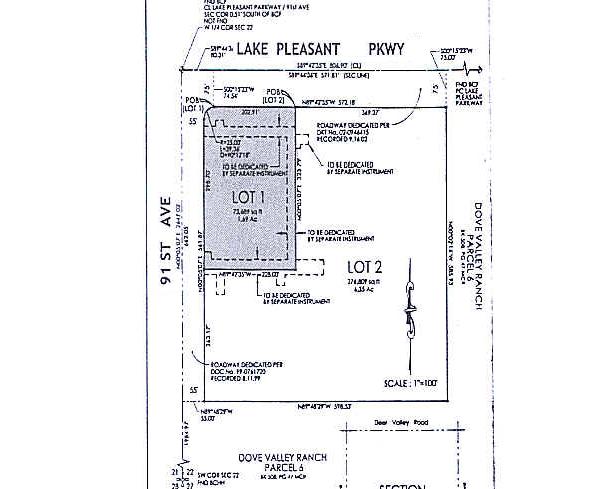9069 W Lake Pleasant Pky, Peoria, AZ à louer - Plan cadastral – Image 2 sur 2