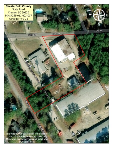 637 State Rd, Cheraw, SC à vendre - Photo de l’immeuble – Image 2 sur 41