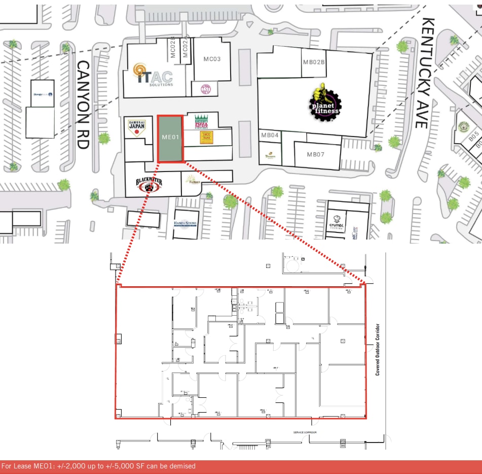 634-670 Montgomery Hwy, Vestavia Hills, AL à louer Plan d’étage– Image 1 sur 1