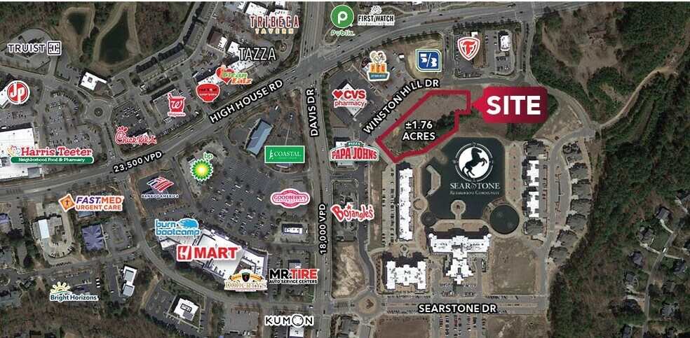 0 Winston Hill Dr, Cary, NC à vendre - Aérien – Image 1 sur 4