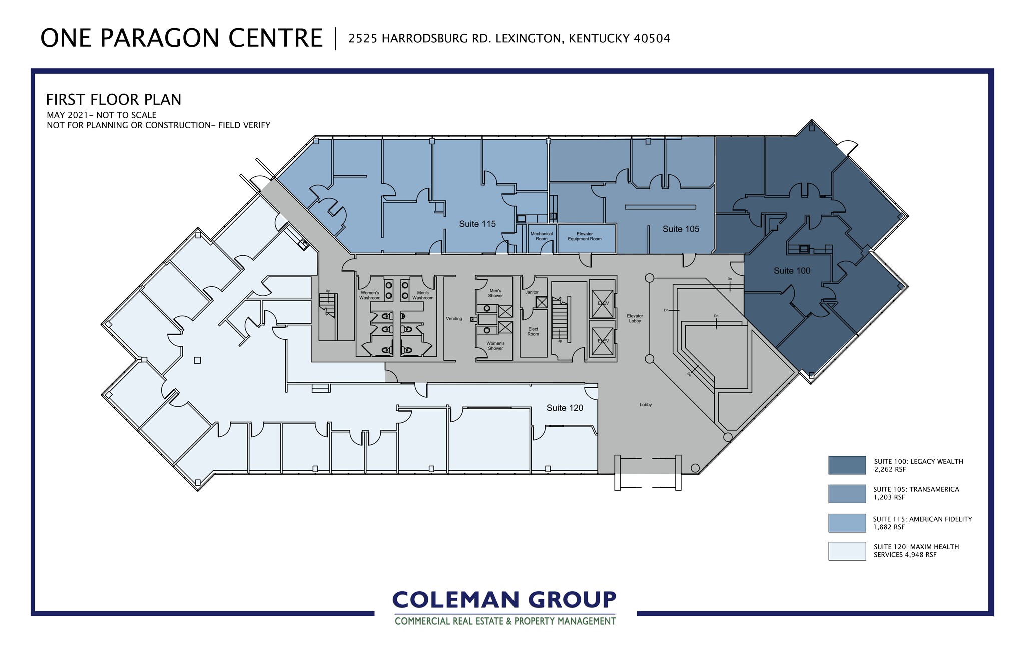 2525 Harrodsburg Rd, Lexington, KY à louer Plan de site– Image 1 sur 5