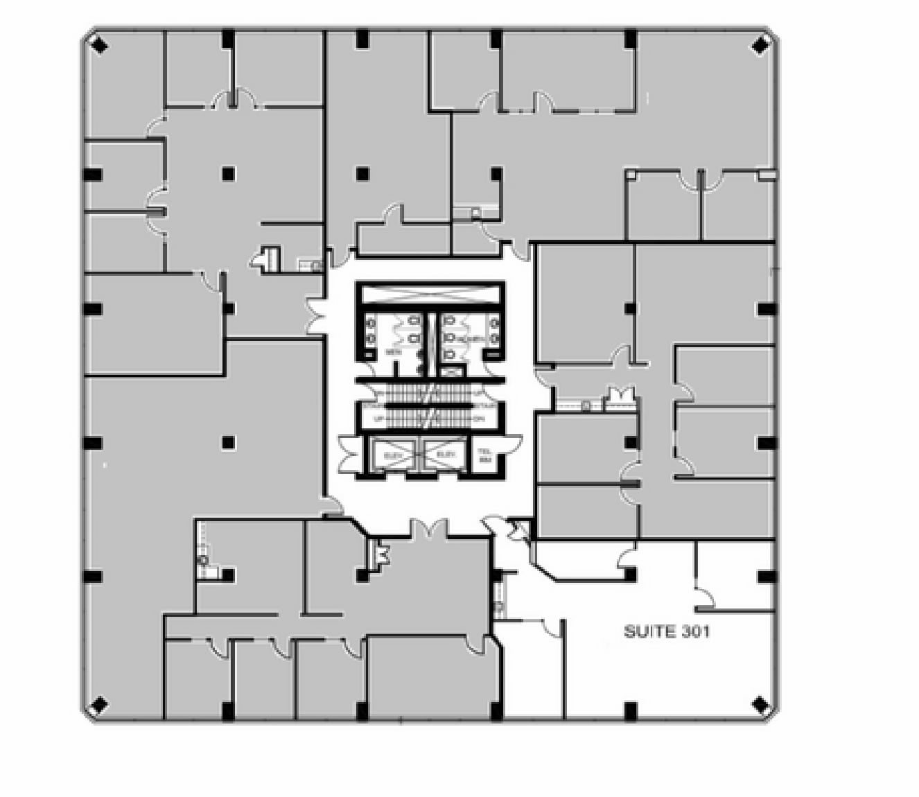 6299 Airport Rd, Mississauga, ON à louer Plan d’étage– Image 1 sur 1