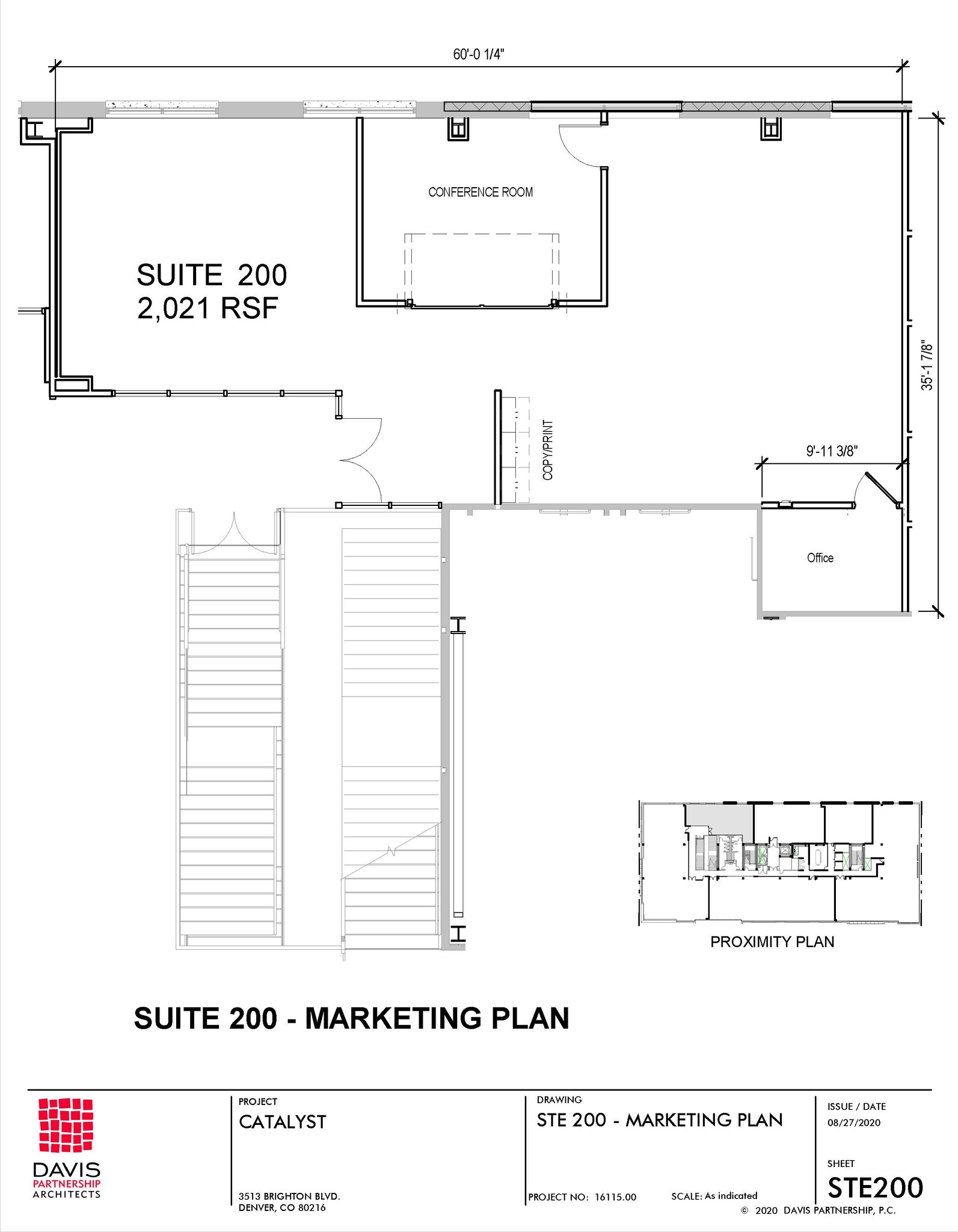 3513 Brighton Blvd, Denver, CO à louer Plan d’étage– Image 1 sur 1