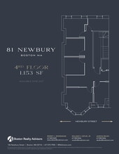 81 Newbury St, Boston, MA à louer Plan d’étage– Image 1 sur 4
