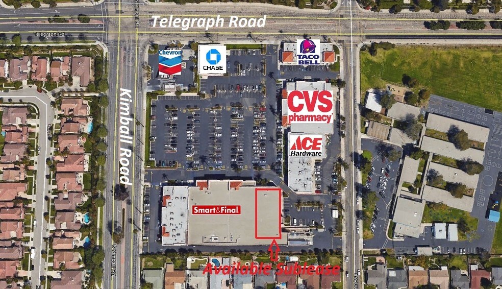 7700-7880 Telegraph Rd, Ventura, CA à louer - Aérien – Image 2 sur 5