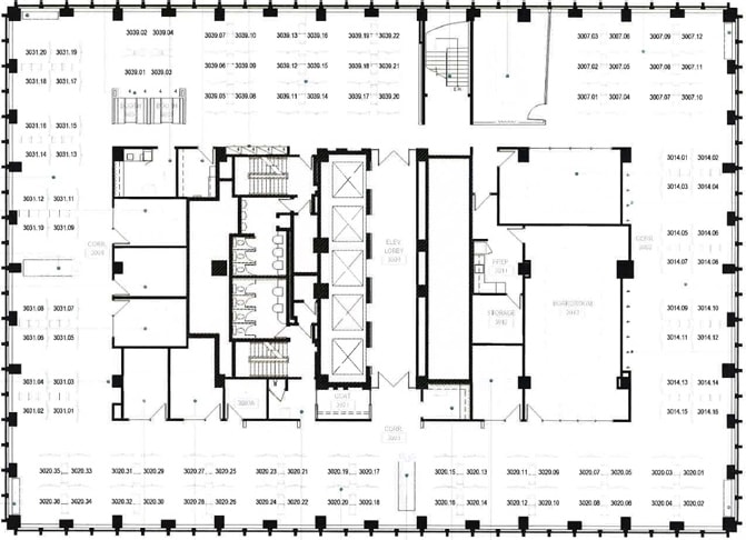 1155 Boul René-Lévesque O, Montréal, QC à louer Plan d’étage– Image 1 sur 8