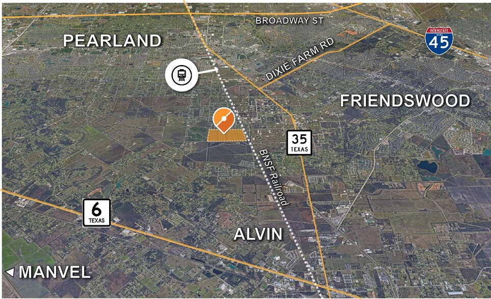 0 Ramirez Rd, Alvin, TX à vendre - Aérien – Image 2 sur 2