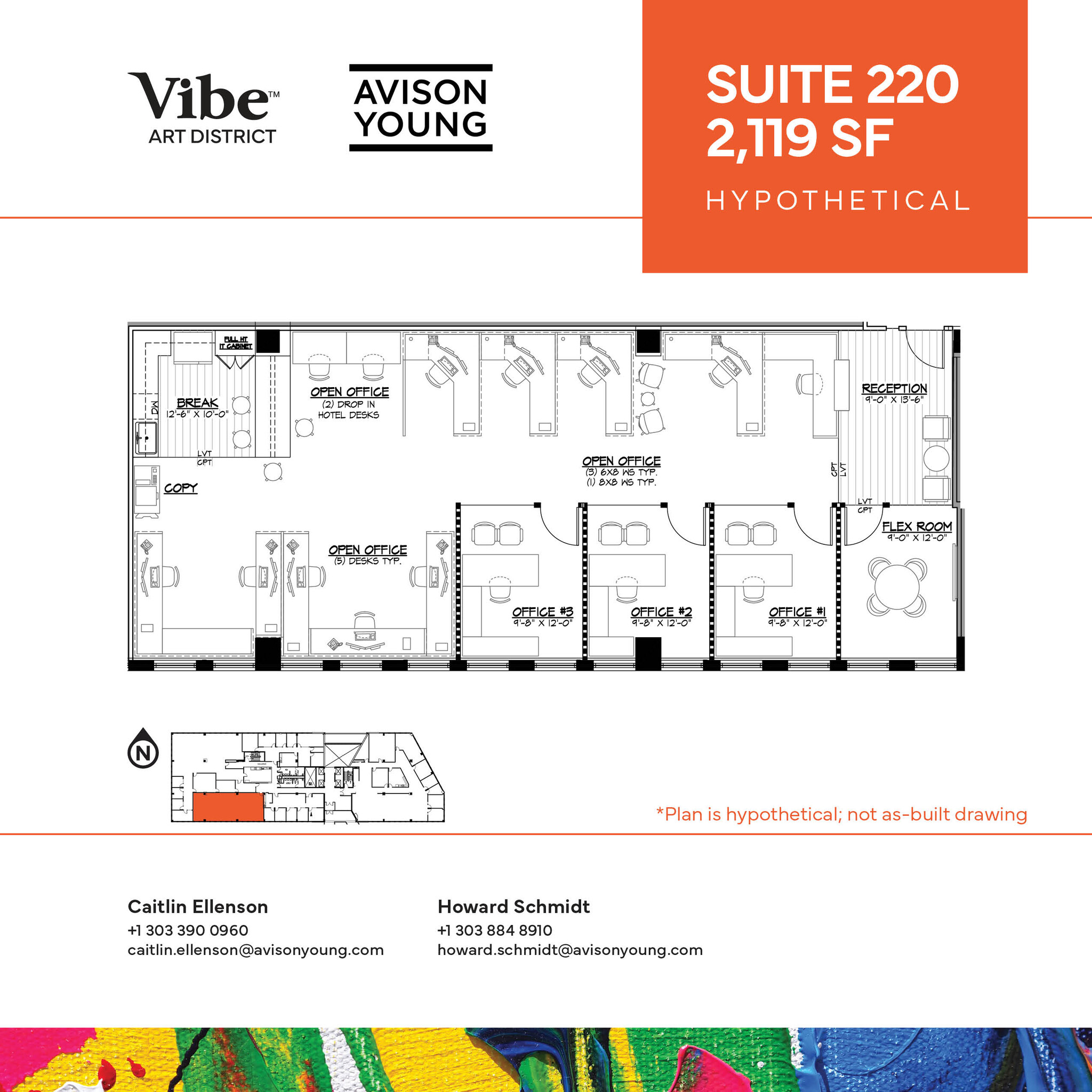 1391 N Speer Blvd, Denver, CO à louer Plan d’étage– Image 1 sur 1