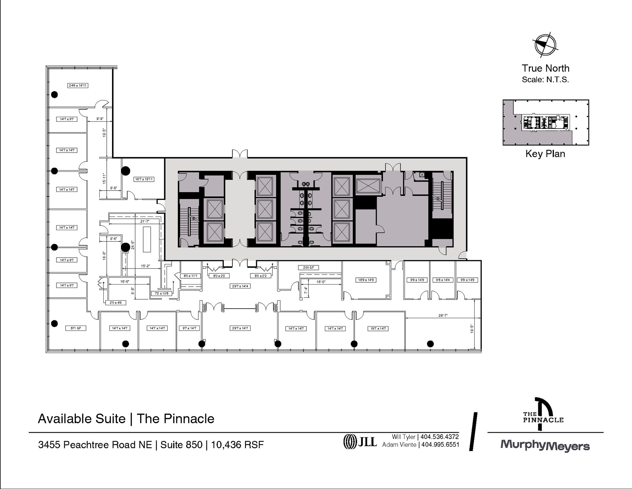 3455 Peachtree Rd NE, Atlanta, GA à louer Plan d’étage– Image 1 sur 1
