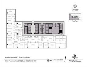 3455 Peachtree Rd NE, Atlanta, GA à louer Plan d’étage– Image 1 sur 1