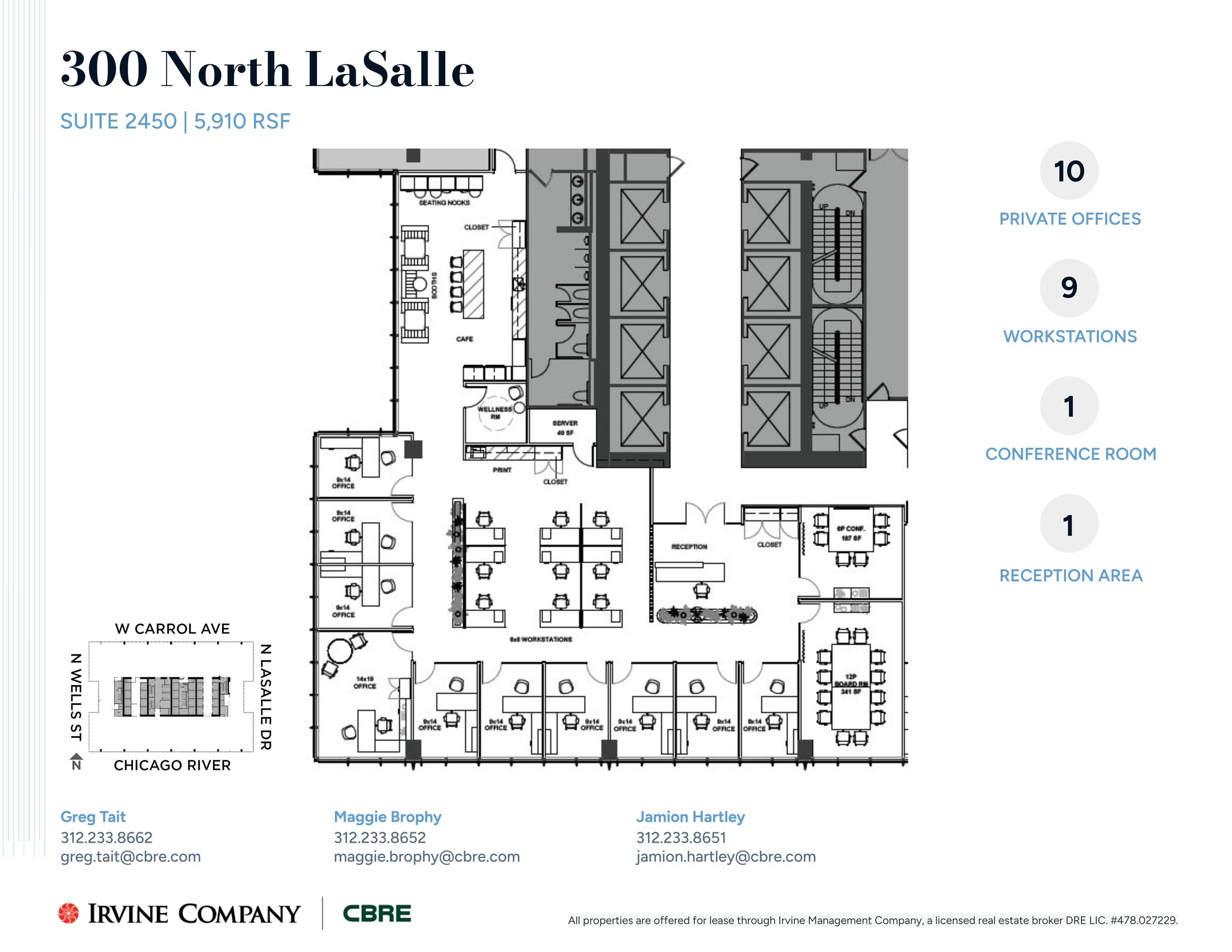 300 N LaSalle St, Chicago, IL à louer Plan de site– Image 1 sur 4