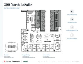 300 N LaSalle St, Chicago, IL à louer Plan de site– Image 1 sur 4
