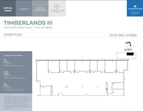 5445 Corporate Dr, Troy, MI à vendre Plan d’étage– Image 1 sur 1