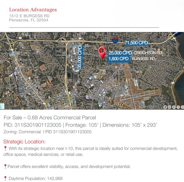 1512 E Burgess Rd, Pensacola, FL à vendre - Photo de l’immeuble – Image 2 sur 3