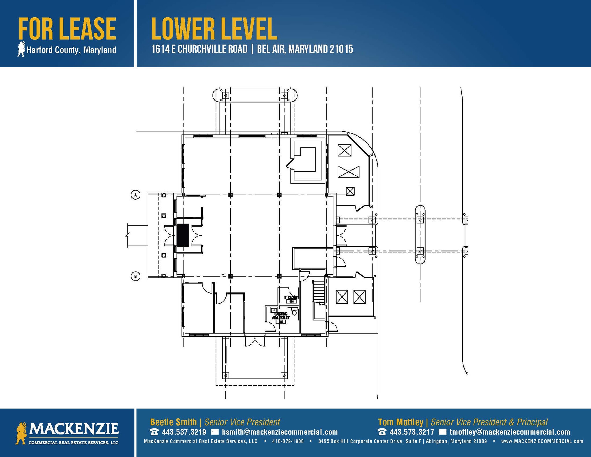 1614 E Churchville Rd, Bel Air, MD à louer Plan d’étage– Image 1 sur 1