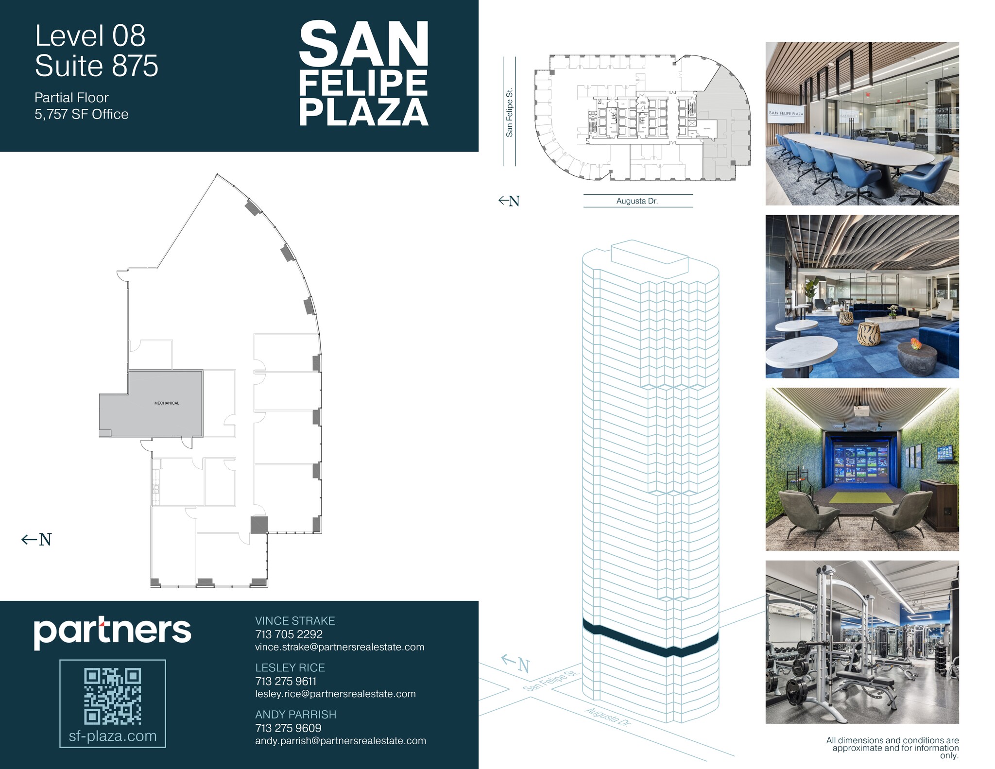 5847 San Felipe St, Houston, TX à louer Plan de site– Image 1 sur 2
