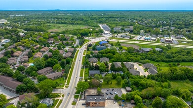 1535 E Racine Ave, Waukesha, WI - VUE AÉRIENNE  vue de carte