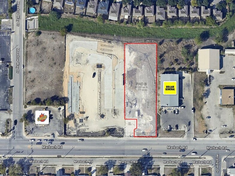 7827 Marbach Rd, San Antonio, TX à vendre - Aérien – Image 1 sur 3