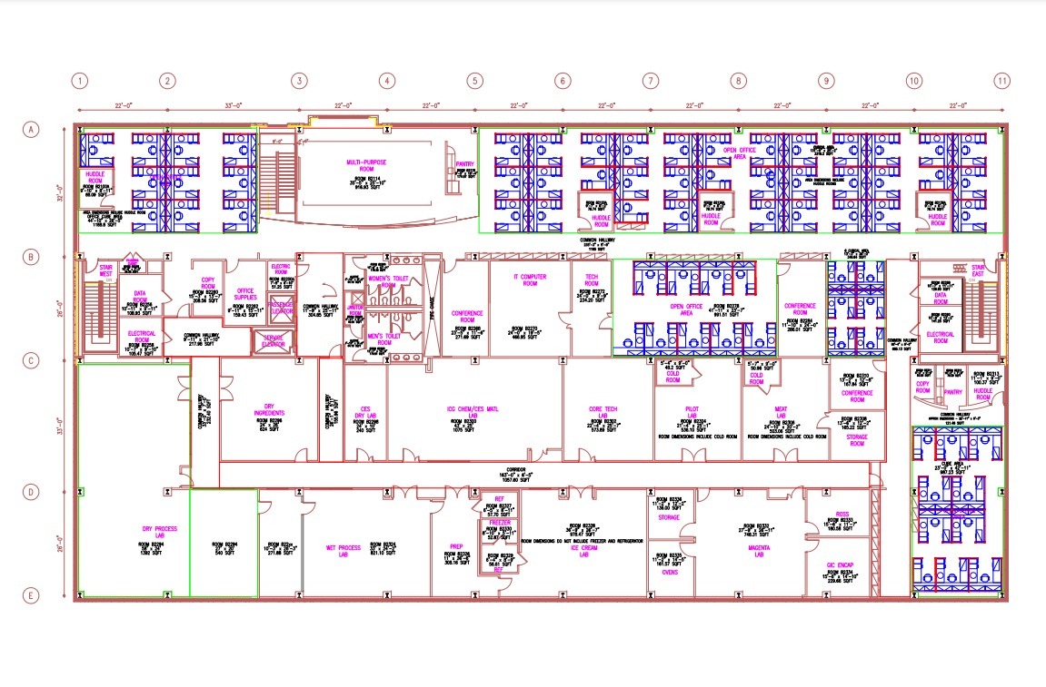 801 Princeton South Corporate Ctr, Ewing, NJ à louer Plan d’étage– Image 1 sur 1