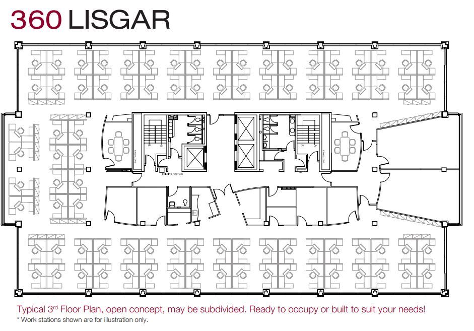 360 Lisgar St, Ottawa, ON à louer Plan d’étage– Image 1 sur 6