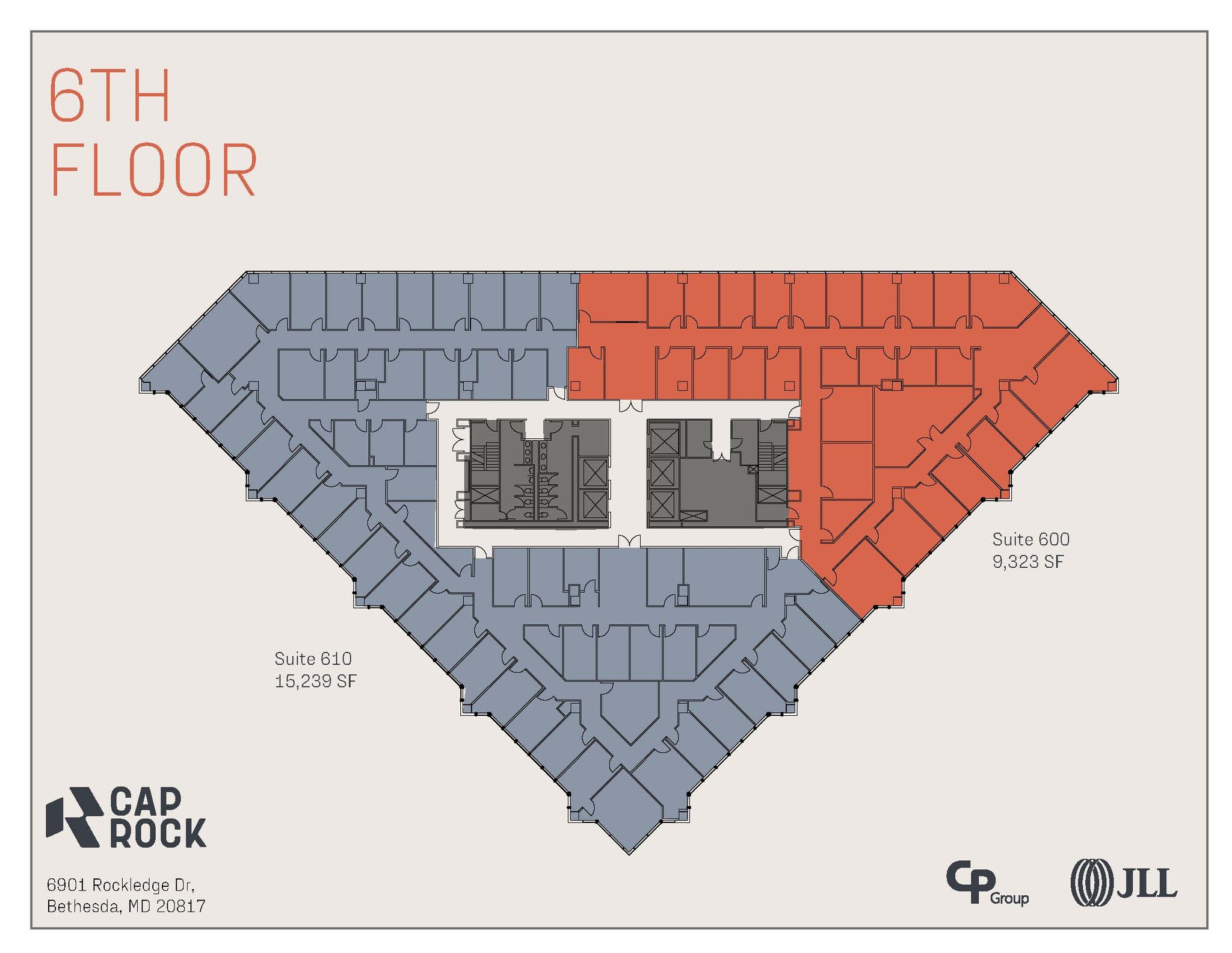 6903 Rockledge Dr, Bethesda, MD à louer Plan d’étage– Image 1 sur 1