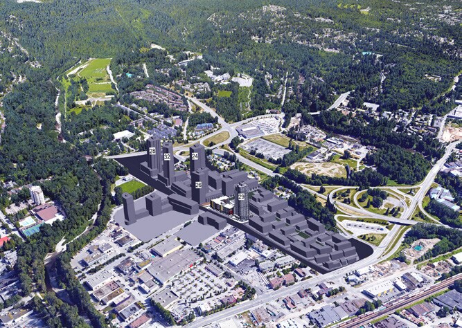 Lynn Creek Town Centre, North Vancouver, BC à louer - Aérien – Image 2 sur 2