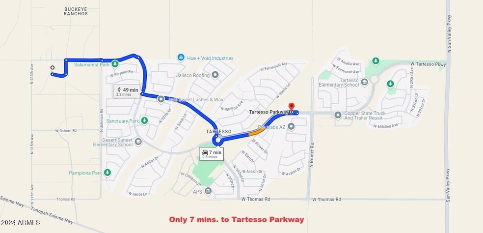 315th & Indian School Road -- Lot 1 Tonopah ave, Tonopah, AZ à vendre - Photo de l’immeuble – Image 3 sur 4