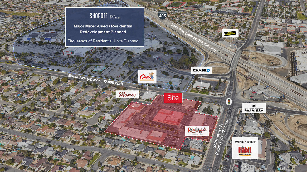 15013-15081 Golden West, Huntington Beach, CA à louer - Photo de l’immeuble – Image 1 sur 10