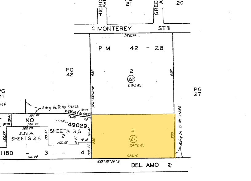 2761 Plaza Del Amo, Torrance, CA à louer - Plan cadastral – Image 3 sur 3