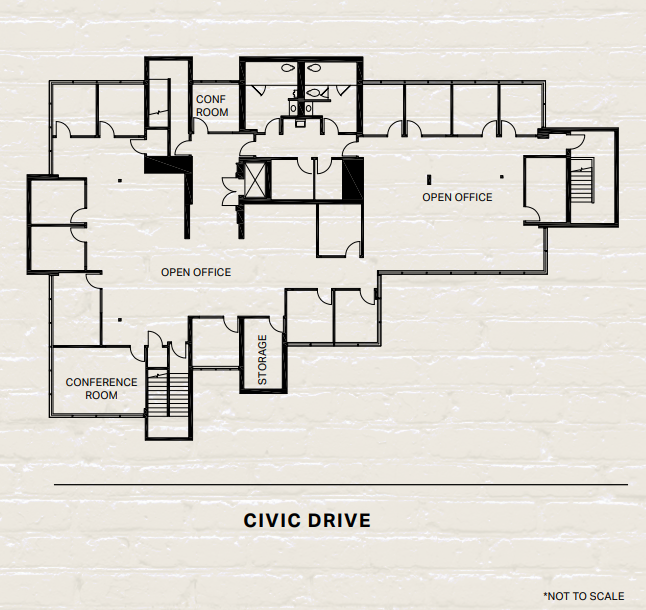 1400 Civic Dr, Walnut Creek, CA à louer Plan d’étage– Image 1 sur 1