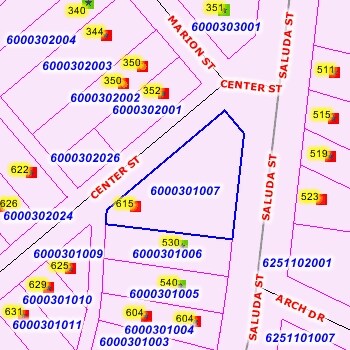 520 Saluda St, Rock Hill, SC à louer - Plan cadastral – Image 2 sur 3