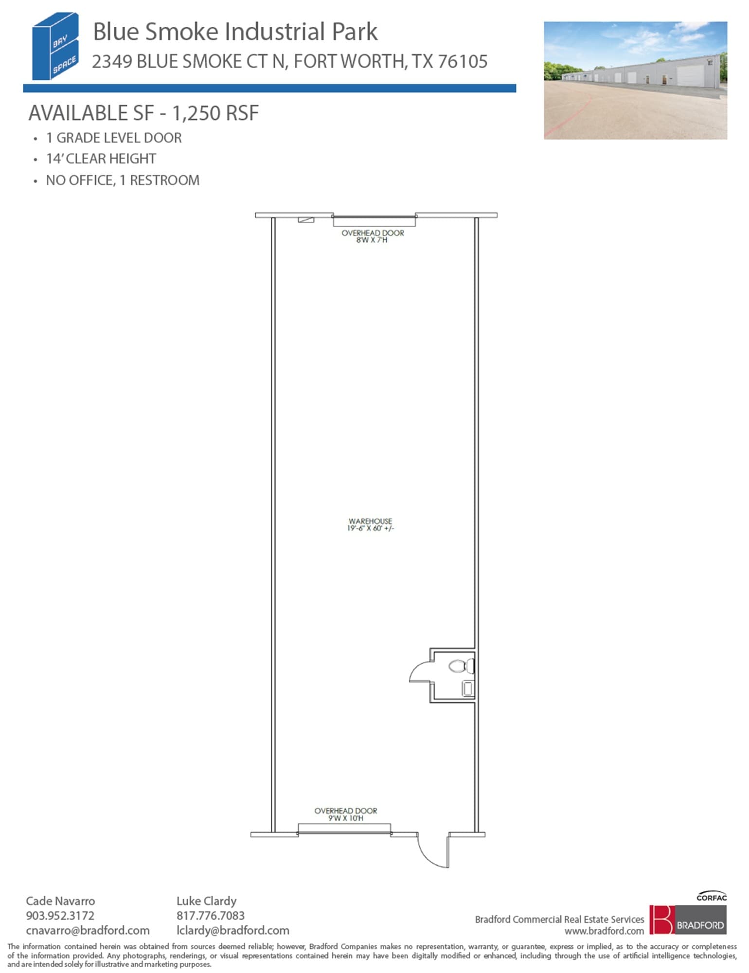 2402-2404 Blue Smoke Ct, Fort Worth, TX à louer Plan d’étage– Image 1 sur 1