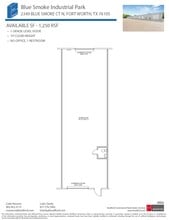 2402-2404 Blue Smoke Ct, Fort Worth, TX à louer Plan d’étage– Image 1 sur 1