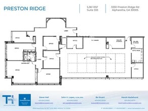 3330 Preston Ridge Rd, Alpharetta, GA à louer Plan d’étage– Image 1 sur 1