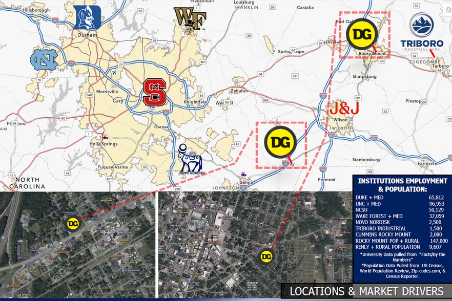 Dollar General Portfolio portefeuille de 2 biens à vendre sur LoopNet.fr - Aérien – Image 2 sur 4