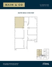 917 Franklin St, Houston, TX à louer Plan d’étage– Image 1 sur 1