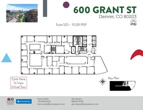 600 Grant St, Denver, CO à louer Plan de site– Image 1 sur 2