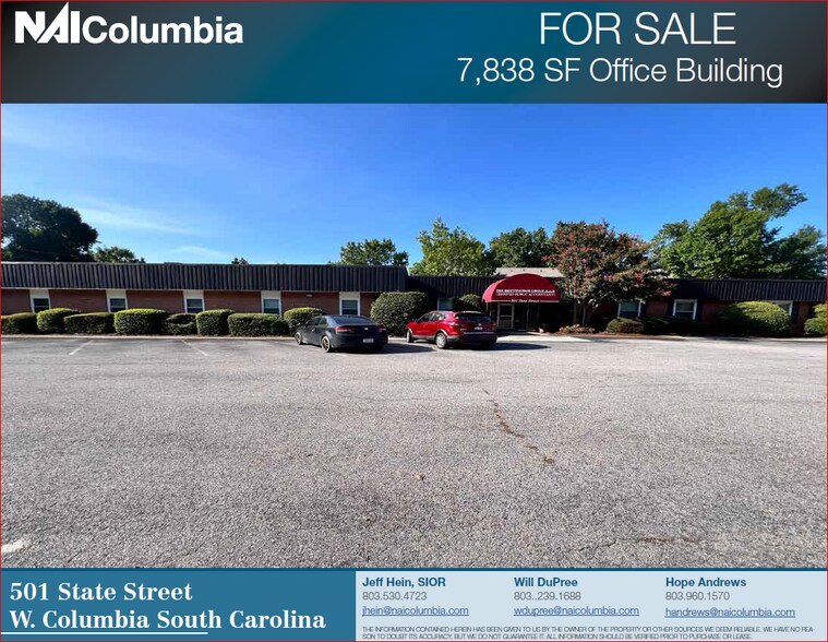 501 State St, West Columbia, SC à vendre - Photo de l’immeuble – Image 1 sur 6