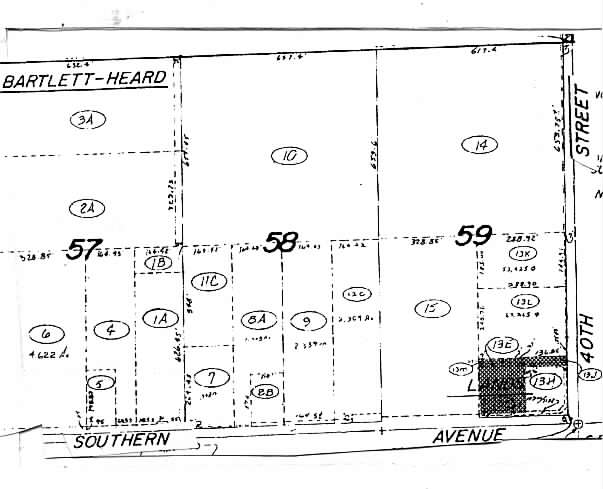 3920 E Southern Ave, Phoenix, AZ à vendre - Plan cadastral – Image 3 sur 3