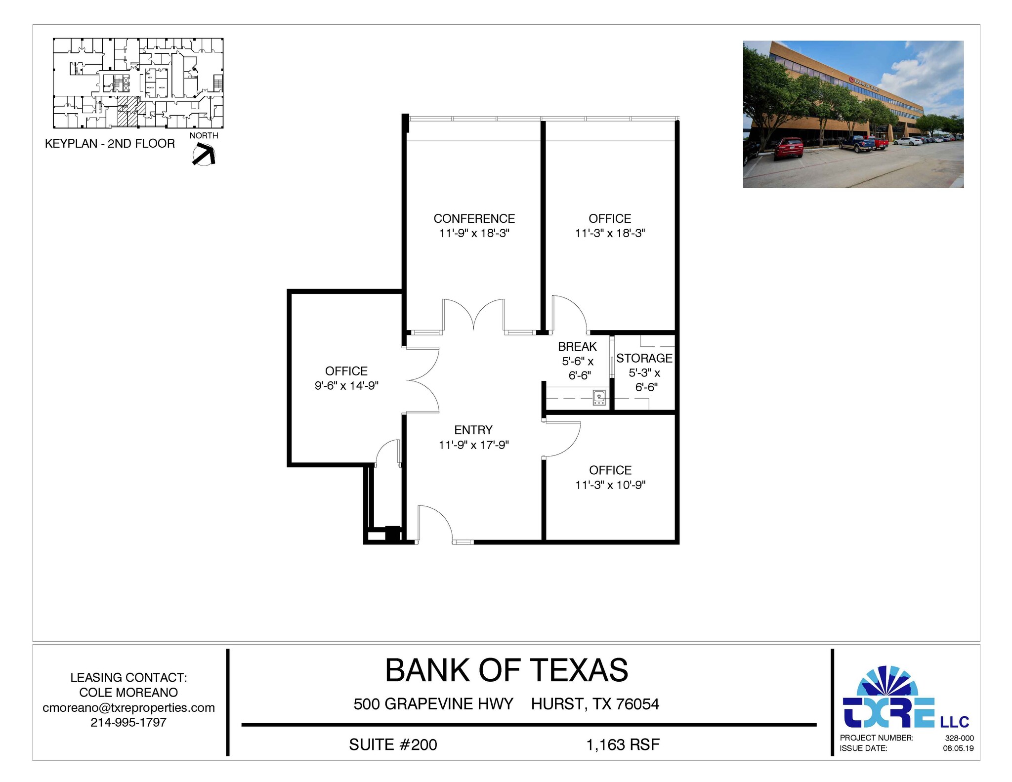 500 Grapevine Hwy, Hurst, TX à louer Plan d’étage– Image 1 sur 1